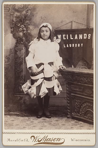 [Merchants' Carnival Portrait: Wielands Laundry, Marshfield, Wisconsin], by Walter Mason