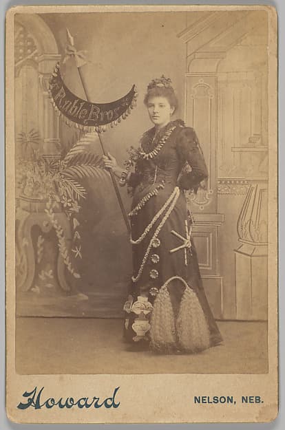 [Merchants' Carnival Portrait: Ruble Bros., Nelson, Nebraska], by Howard