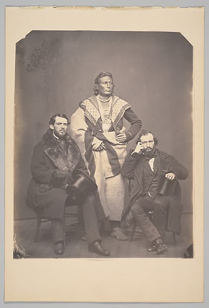 [Baptiste Lassalleur, Ho-Chunk (Winnebago) Chief], by Charles DeForest Fredricks