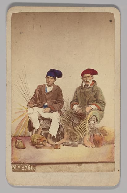 [Basket Weavers], by Giorgio Sommer