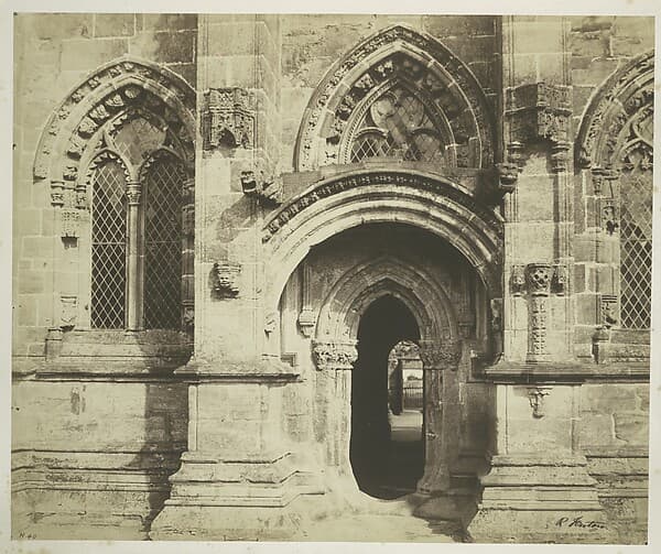 Roslin Chapel, South Porch, by Roger Fenton