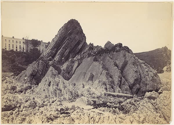 Gosceau Rock and the Croft, by Francis Bedford