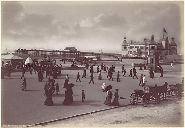 Rhyl. The Pavilion and Pier, by Francis Bedford