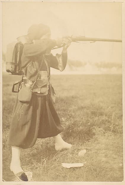 [Soldier Aiming Rifle], by Unknown
