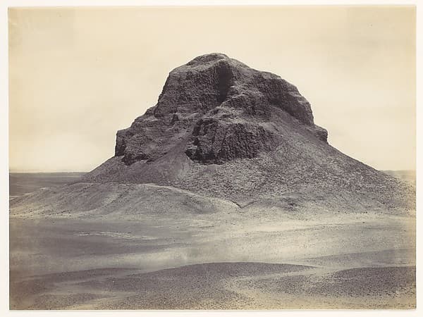 [Pyramid at Dahshûr], by Francis Frith