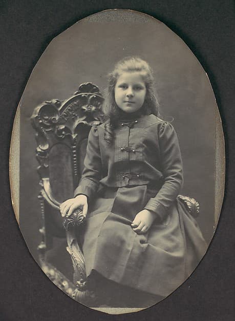 [Girl with Ringlets, Seated, Three-Quarter Length], by Frederick Gutekunst