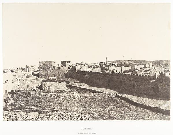 Jérusalem, Forteresse de Soin, by Auguste Salzmann