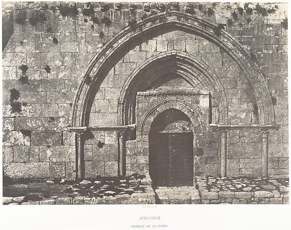 Jérusalem, Tombeau de la Vierge, by Auguste Salzmann