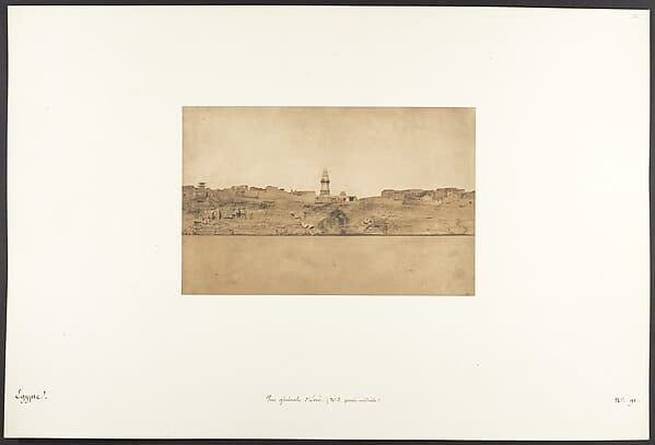 Vue générale d'Esné (No. 2, partie médiale), by Maxime Du Camp