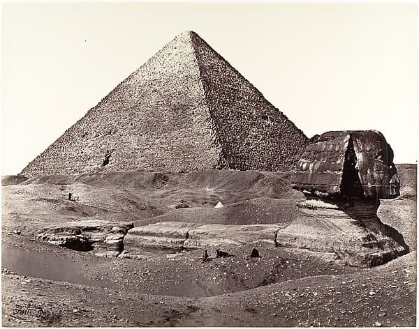 The Great Pyramid and The Great Sphinx, by Francis Frith