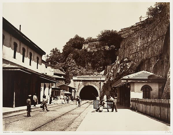 Vienne, Souterrain, by Edouard Baldus