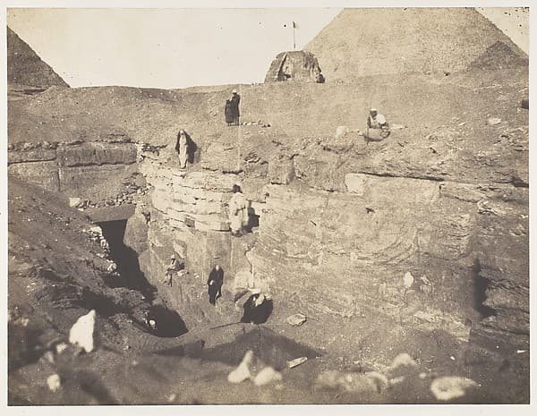[Excavations near the Sphinx], by John Beasley Greene