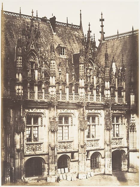 Fragment du Palais de Justice, Rouen, by Edmond Bacot