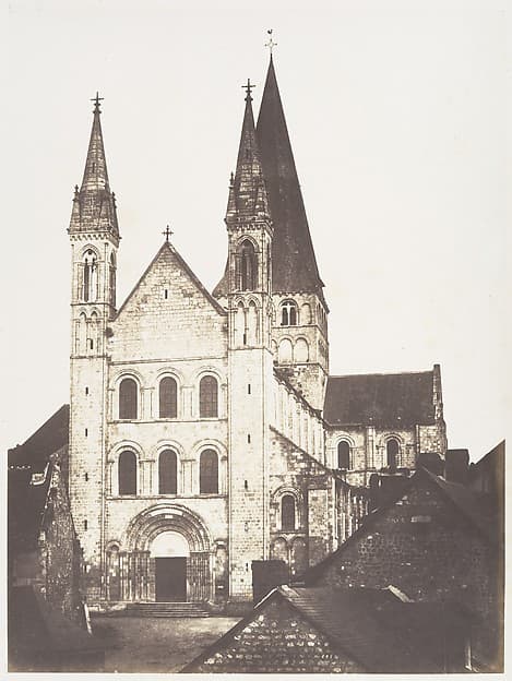 Saint-Georges de Boscherville, près Rouen, by Edmond Bacot