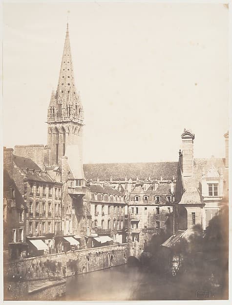 Rue des Petits Murs, Caen, by Edmond Bacot