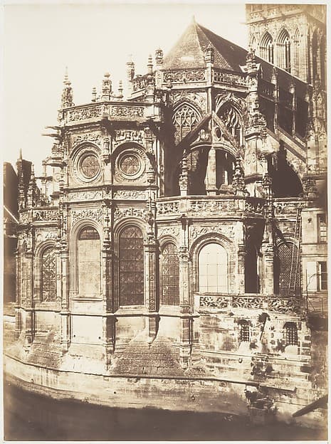 Abside de Saint-Pierre, Caen, by Edmond Bacot