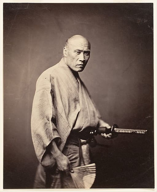 Samurai, Yokohama, by Felice Beato
