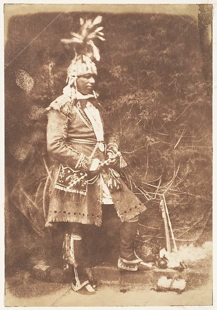 Kahkewāquonāby or Reverend Peter Jones, by Hill and Adamson