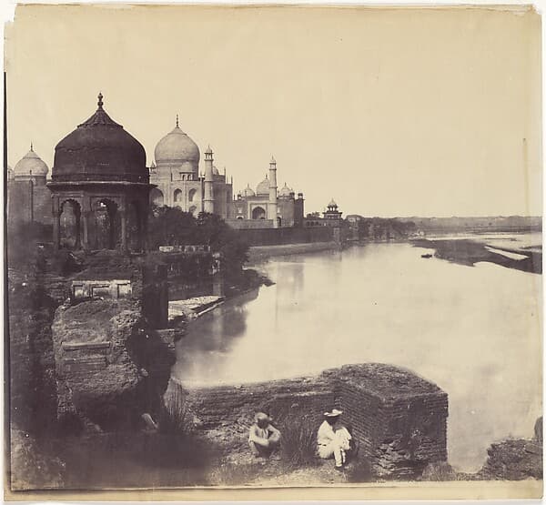 [The Taj Mahal from the Banks of the Yamuna River], by John Murray