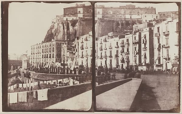 Santa Lucia, Naples, by Calvert Richard Jones
