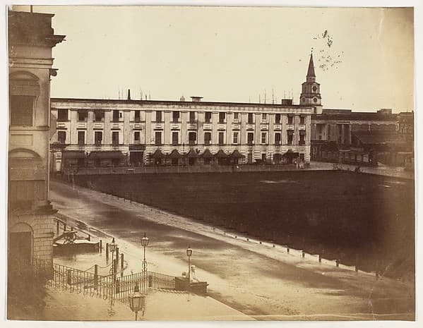 [Spence's Hotel & St. John's Cathedral, Calcutta], by John Constantine Stanley