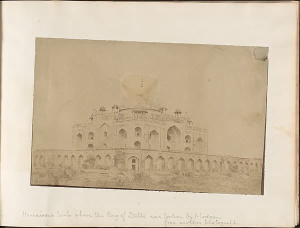 [Humayun's Tomb, Delhi], by Captain R. B. Hill