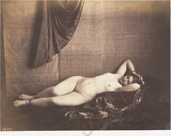 [Reclining Nude], by Julien Vallou de Villeneuve