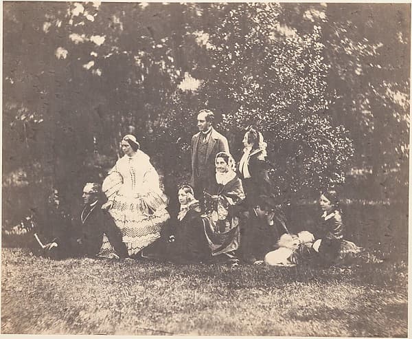[Macrae, Ross, and Warner Families Outdoors], by Horatio Ross