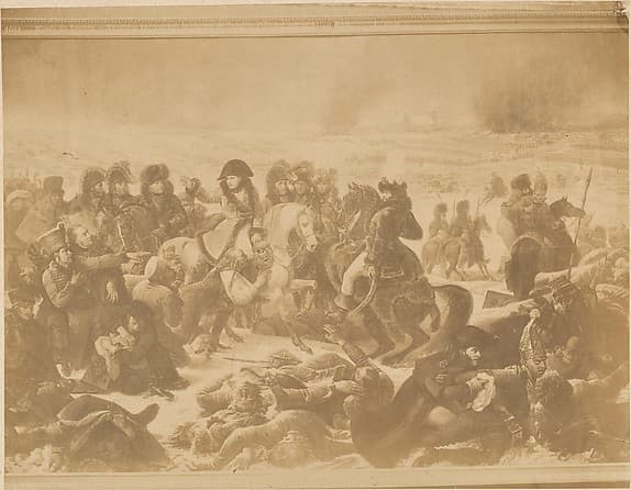 [Reproduction of Napoleon on the Battlefield of Eylau by Antoine-Jean Gros], by Unknown