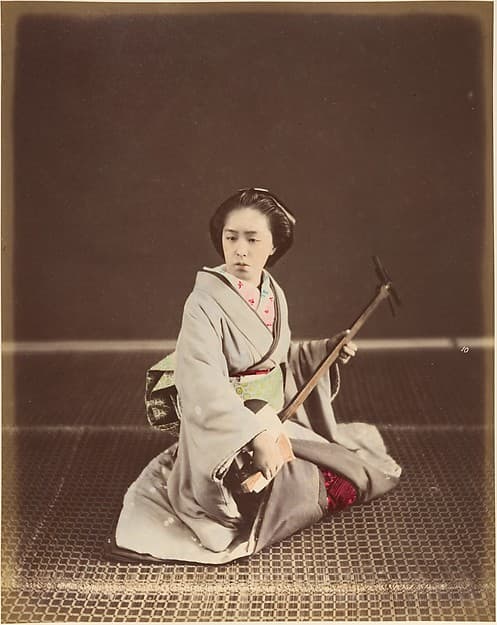 [Tokyo Geisha with Shamisen], by Unknown