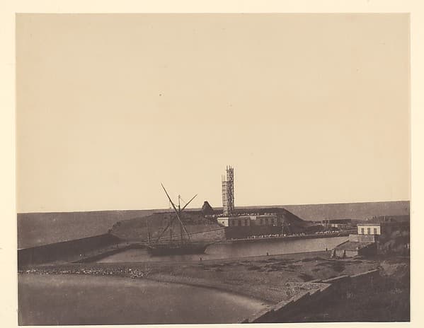 [Boat in Harbor, Algeria], by John Beasley Greene