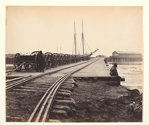 [Ordnance Wharf, City Point, Virginia], by Thomas C. Roche