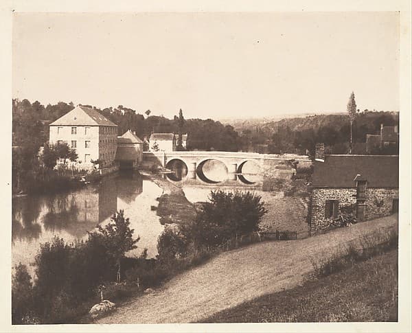 [Pont d'Ouilly on the Orne River, Normandy], by Louis-Adolphe Humbert de Molard