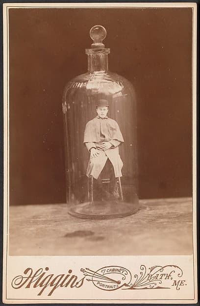 [Man in Bottle], by John C. Higgins
