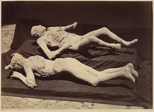 [Plaster Casts of Bodies, Pompeii], by Giorgio Sommer