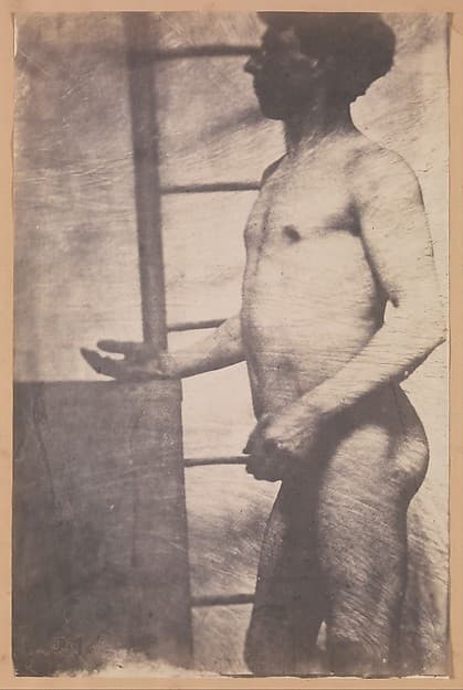 [Standing Male Nude], by Unknown