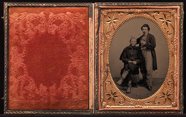[Union Soldier and Barber], by Unknown