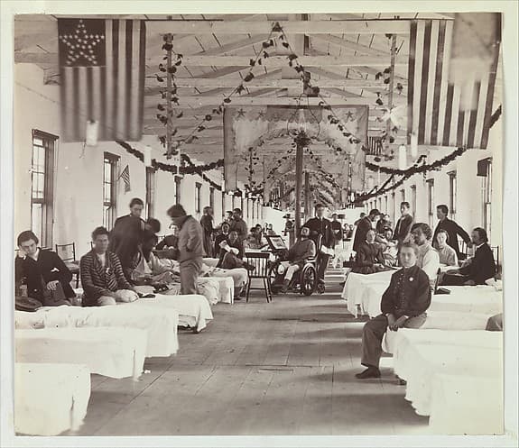Armory Square Hospital, Washington, by Unknown