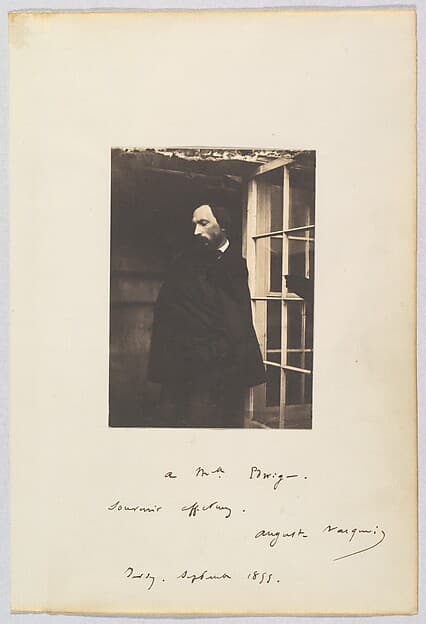 [Auguste Vacquerie at Marine Terrace], by Charles Victor Hugo