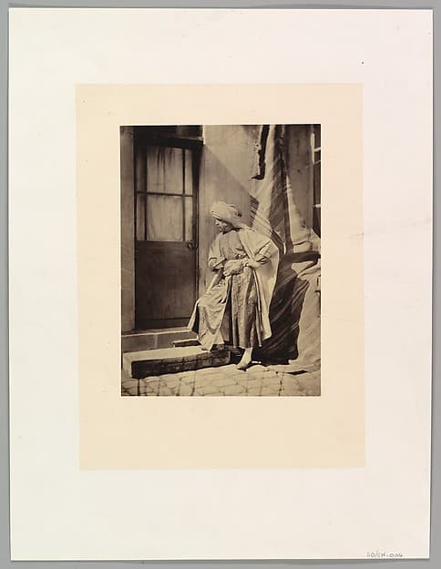 [Self-Portrait in Eastern Costume], by Charles Nègre