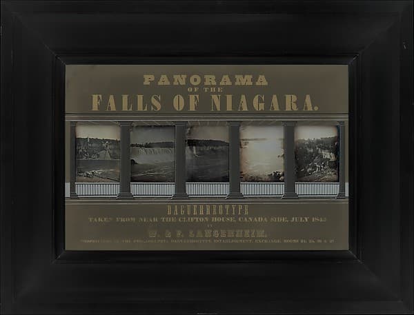 Panorama of Niagara Falls, by W. & F. Langenheim