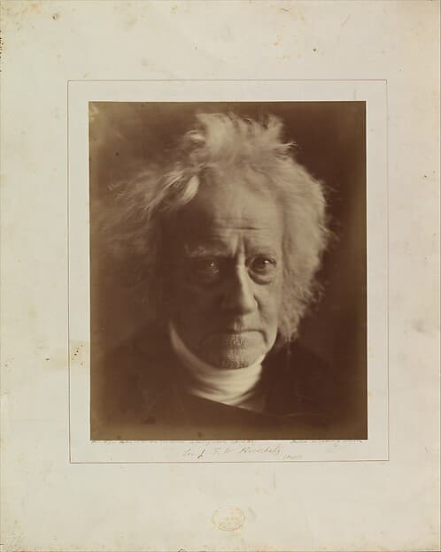 Sir John Herschel, by Julia Margaret Cameron