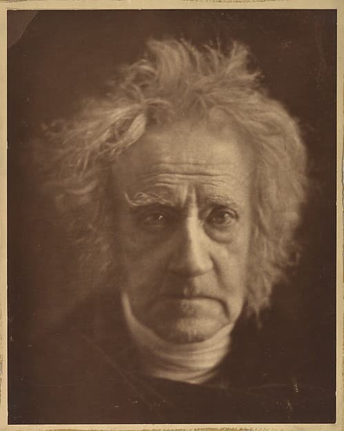 Sir John Herschel, by Julia Margaret Cameron