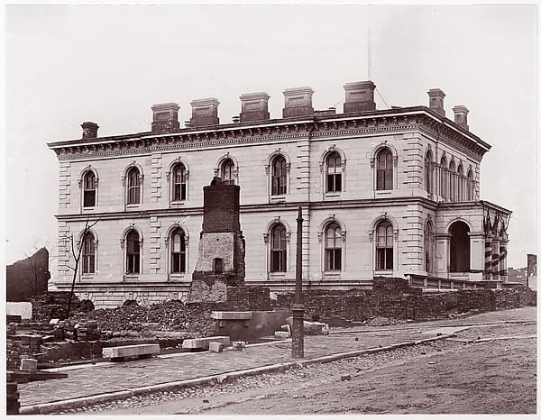 Custom House, Richmond, Virginia (after evacuation), by Alexander Gardner