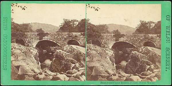 [Pair of Early Stereograph Views of British Bridges], by Stereoscopic Gems