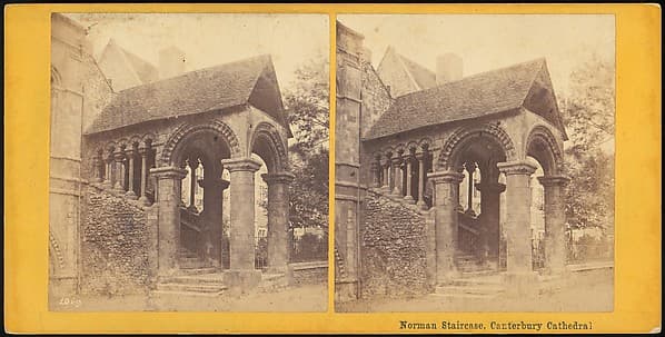 [Group of 23 Early Stereograph Views of British Cathedrals], by Unknown