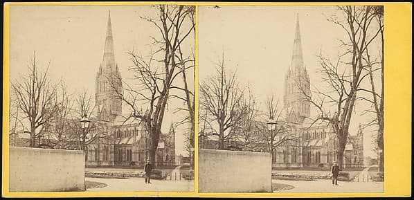 [Group of 17 Early Stereograph Views of British Churches], by Sedgfield's English Scenery