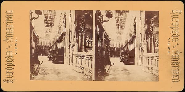 [Group of 5 Stereograph Views of Westminster Abbey, London, England], by European and American Views