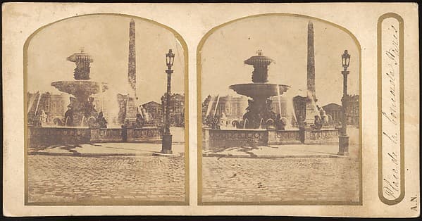 [Group of 17 Early Calotype Stereograph Views], by Unknown