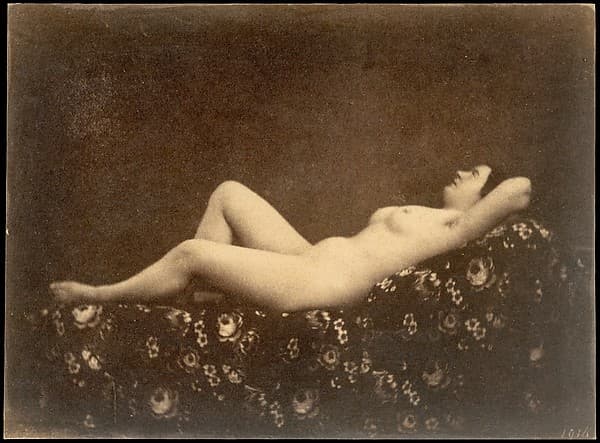 [Female Nude, Reclining, in Profile], by Julien Vallou de Villeneuve